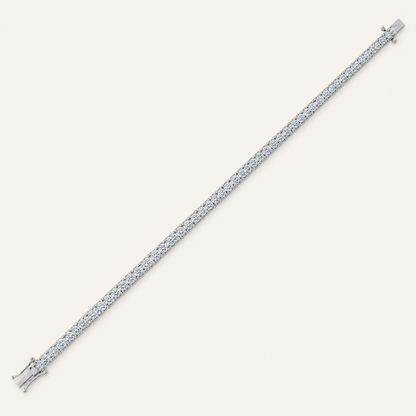 2.98CT Round Cut Lab Grown Diamond Tennis Bracelet