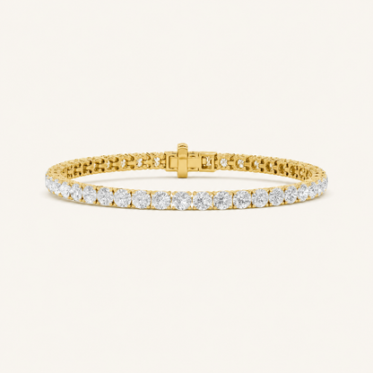 9CT Round Cut Lab Grown Diamond Tennis Bracelet