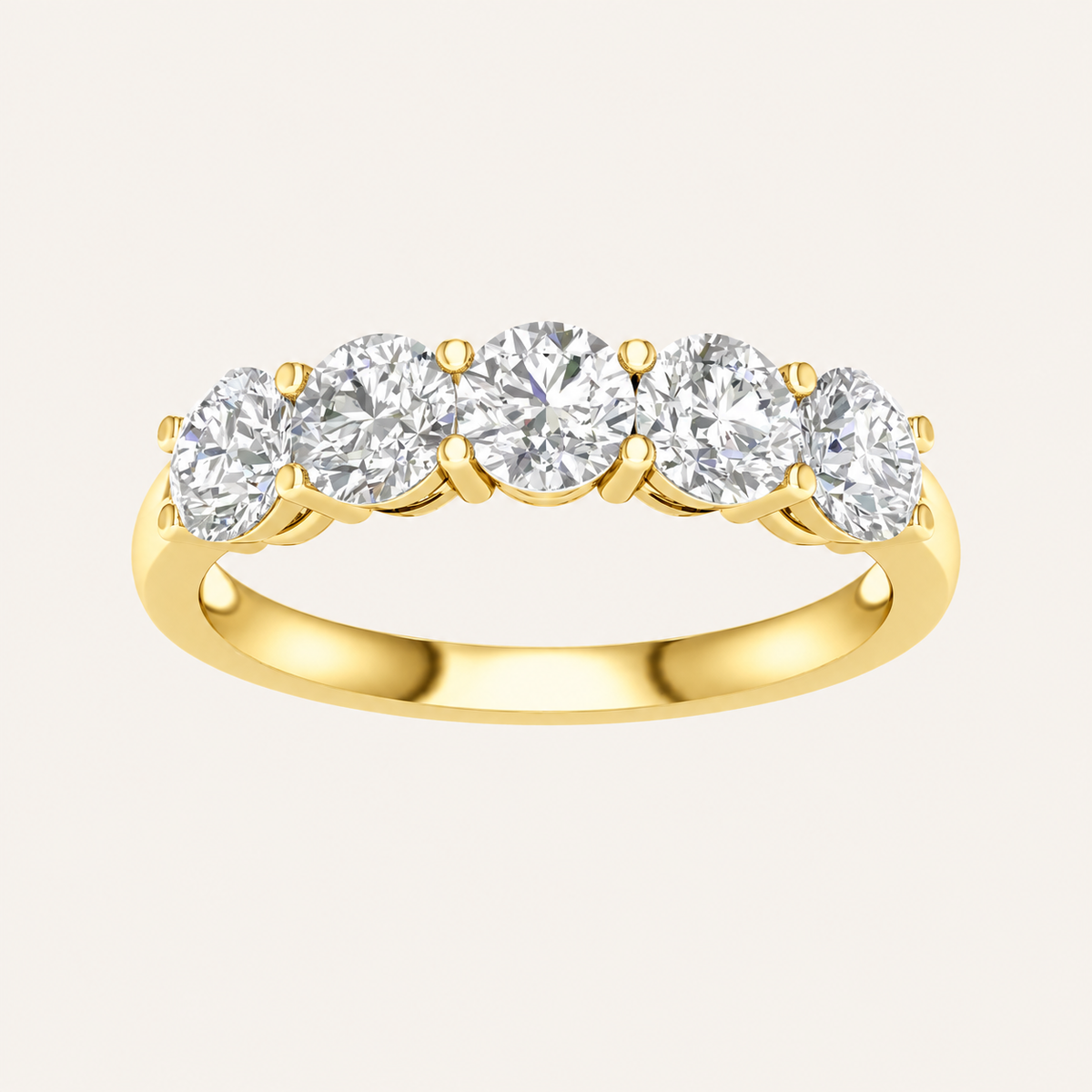 1.50CT Round Cut Lab Grown Diamond Enhancer Band Ring