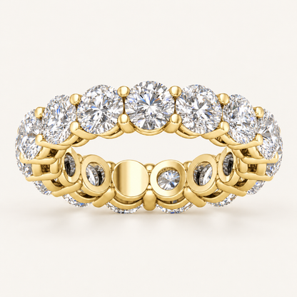 3.00 CT Round Cut Lab Grown Diamond Band Set