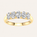 1.50CT Round Cut Lab Grown Diamond Enhancer Band Ring