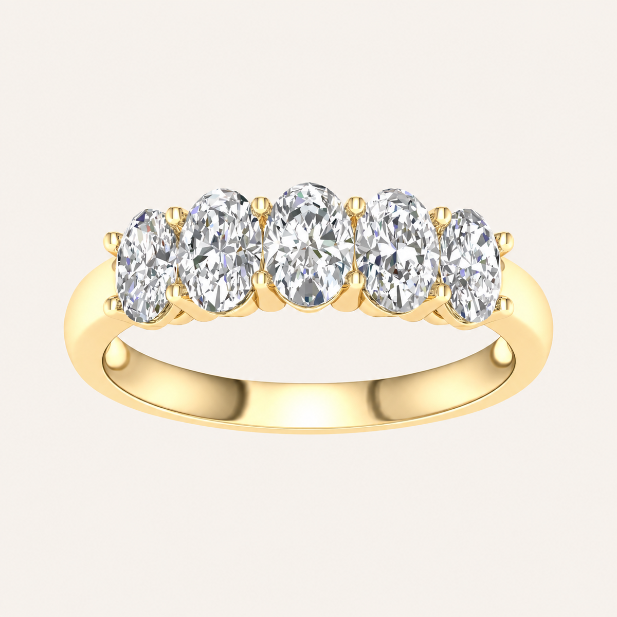 1.50CT Round Cut Lab Grown Diamond Enhancer Band Ring