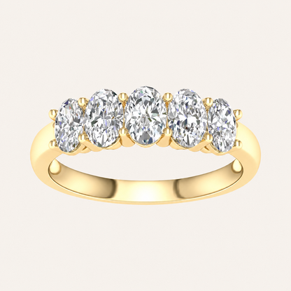 1.50CT Round Cut Lab Grown Diamond Enhancer Band Ring