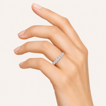3.00 CT Round Cut Lab Grown Diamond Stud Ring