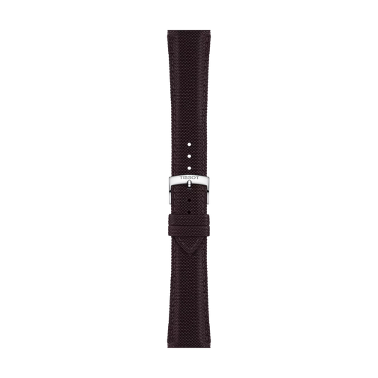 Tissot Official Brown Fabric Strap Lugs 21 mm 1