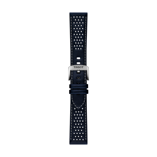 Tissot Official Blue Leather Strap Lugs 22mm 1