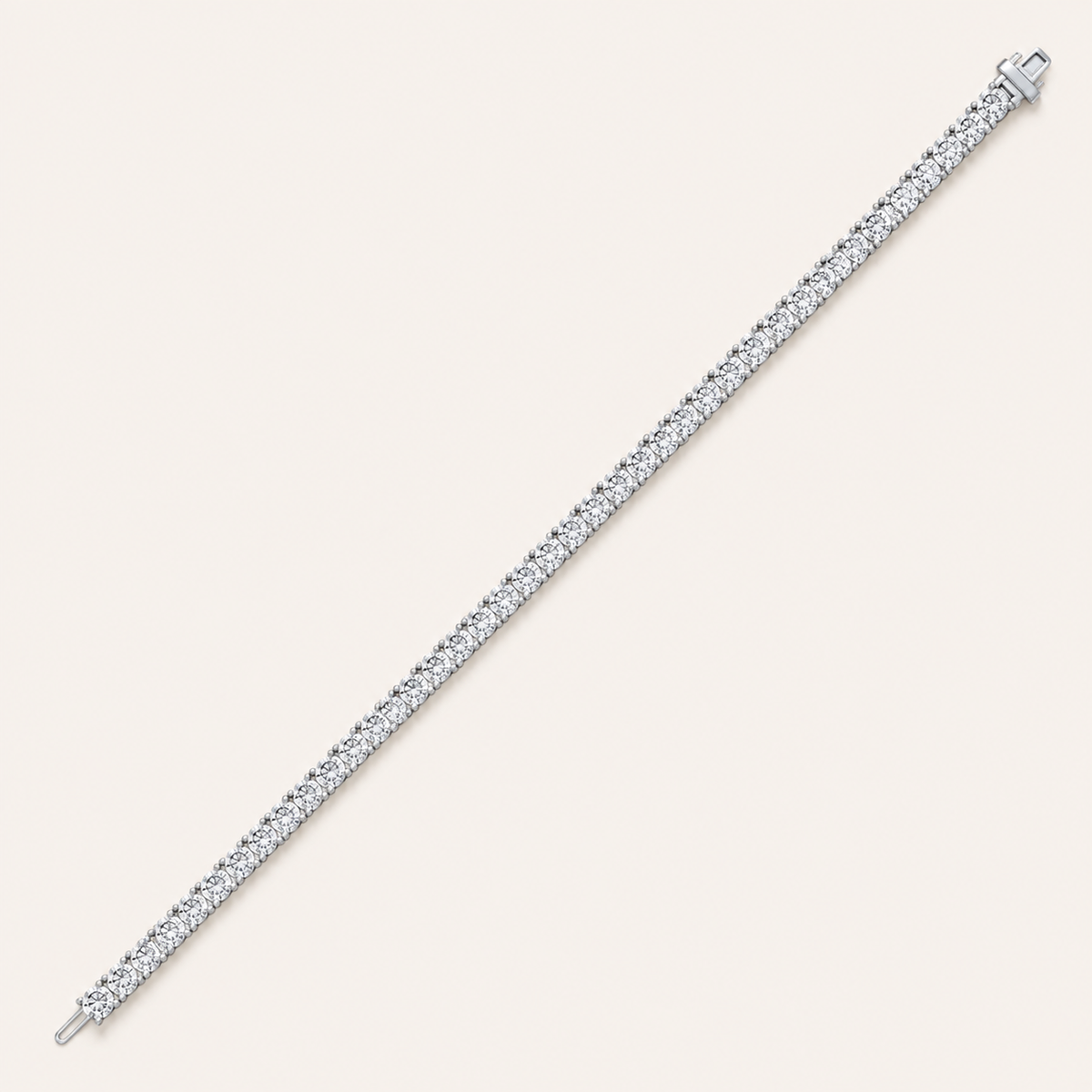11CT Round Cut Lab Grown Diamond Tennis Bracelet