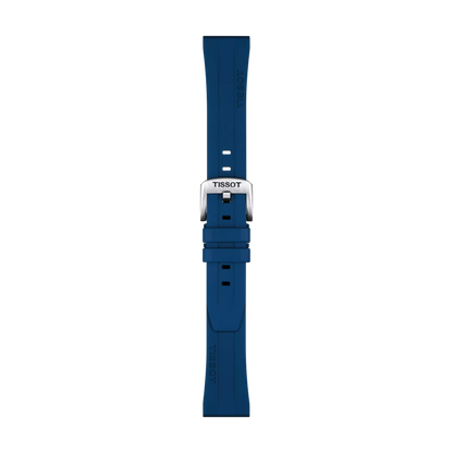 Tissot Official Blue Rubber Strap Lugs 20mm 1