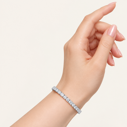 4.98CT Round Cut Lab Grown Diamond Tennis Bracelet
