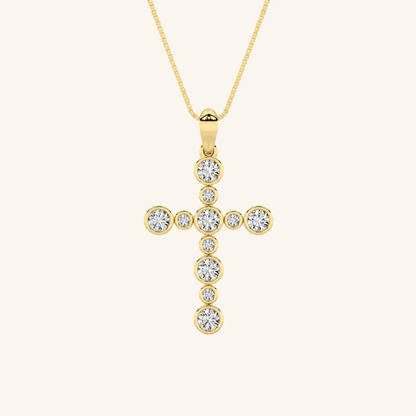 1CT Round Lab Grown Dimaond Pendant Necklace
