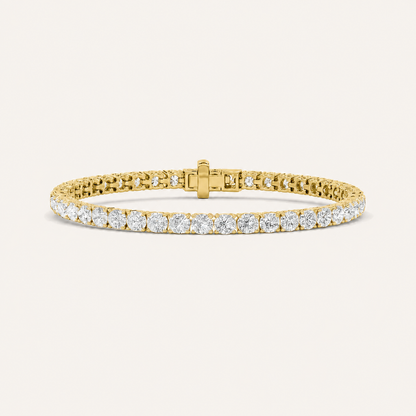 9.5CT Round Cut Lab Grown Diamond Tennis Bracelet