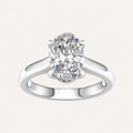 3.00CT Oval Cut Lab Grown Diamond Solitaire Ring
