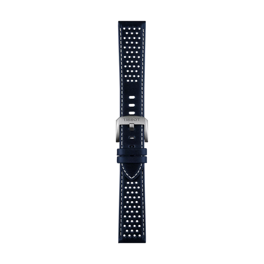 Tissot Official Blue Leather Strap Lugs 20 mm 1