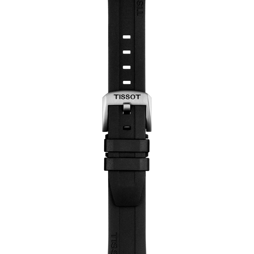 Tissot Official Black Rubber Strap Lugs 20mm 2