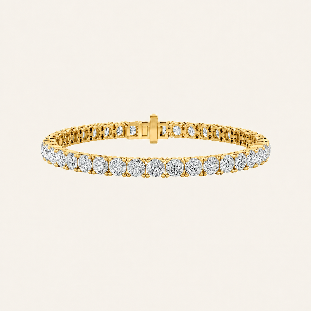 11CT Round Cut Lab Grown Diamond Tennis Bracelet