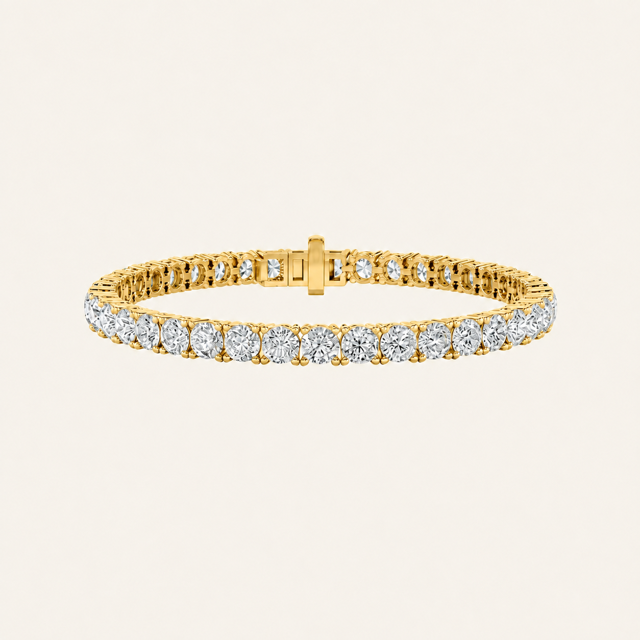 11CT Round Cut Lab Grown Diamond Tennis Bracelet