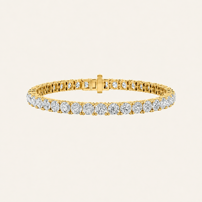 11CT Round Cut Lab Grown Diamond Tennis Bracelet