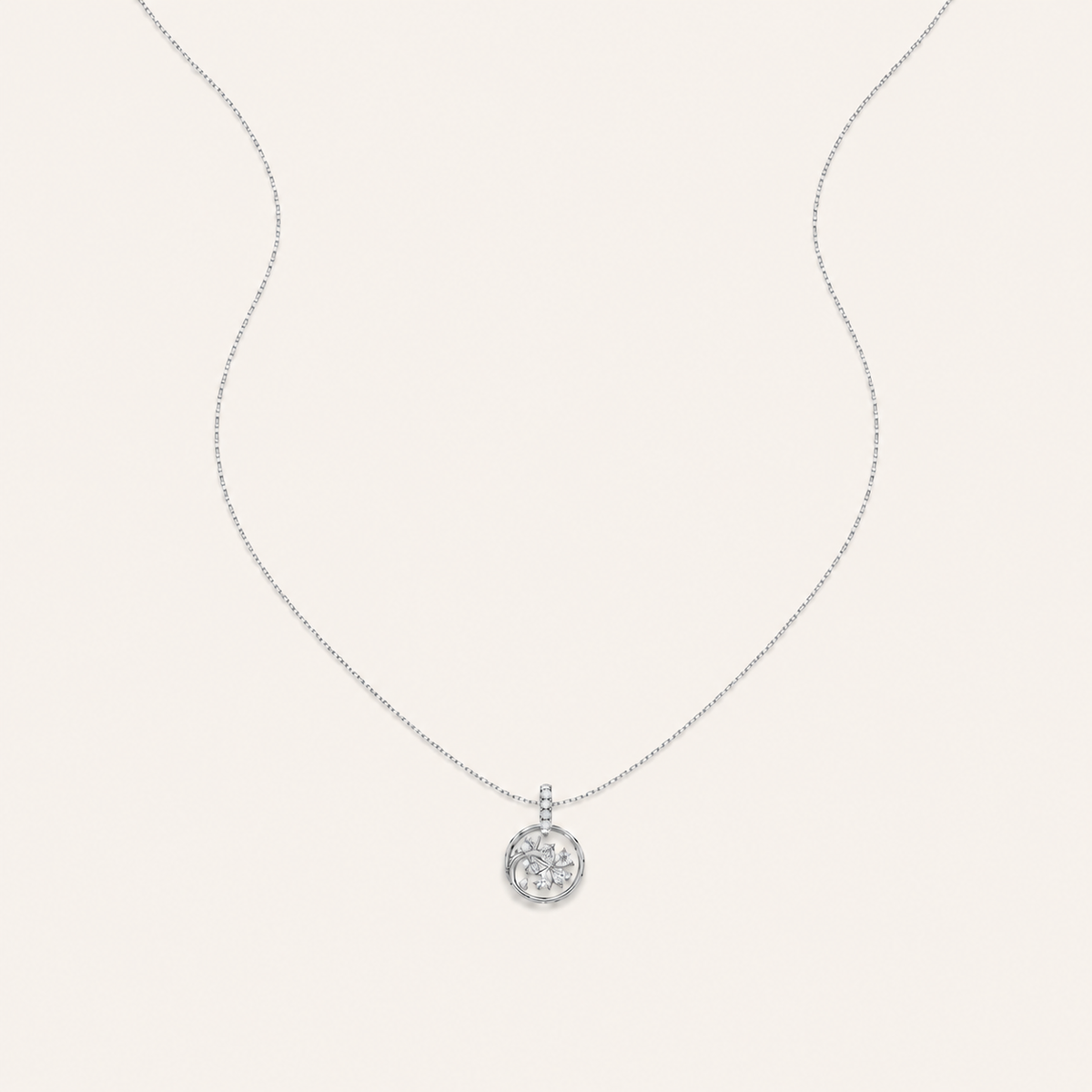 2CT Marquise Cut Lab Grown Diamond Pendant necklace