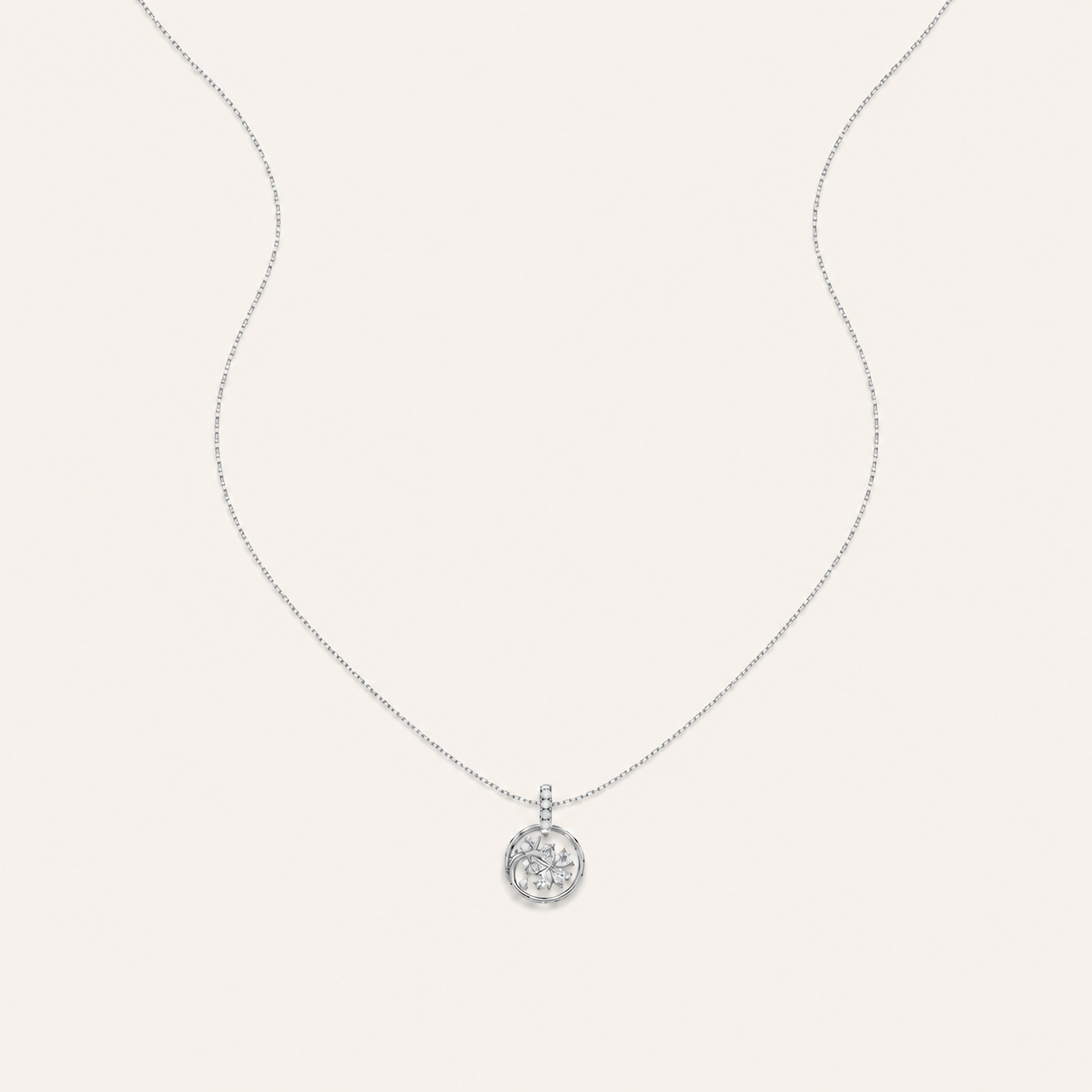 2CT Marquise Cut Lab Grown Diamond Pendant necklace