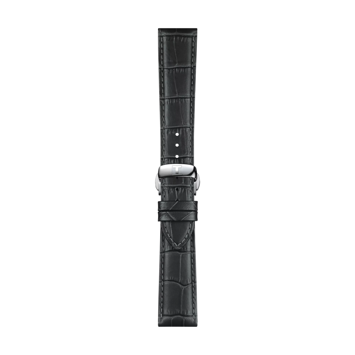 Tissot Official Grey Leather Strap Lugs 21 mm 1