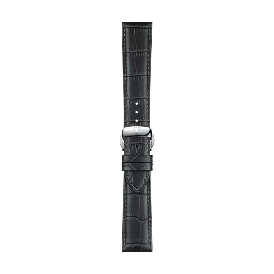 Tissot Official Grey Leather Strap Lugs 21 mm 1