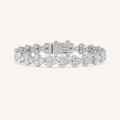 13CT Round Cut Lab Grown Diamond Tennis Bracelet