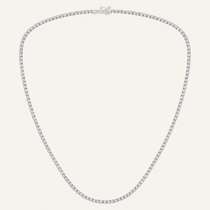 7.00CT Round Cut Lab Grown Diamond Necklace