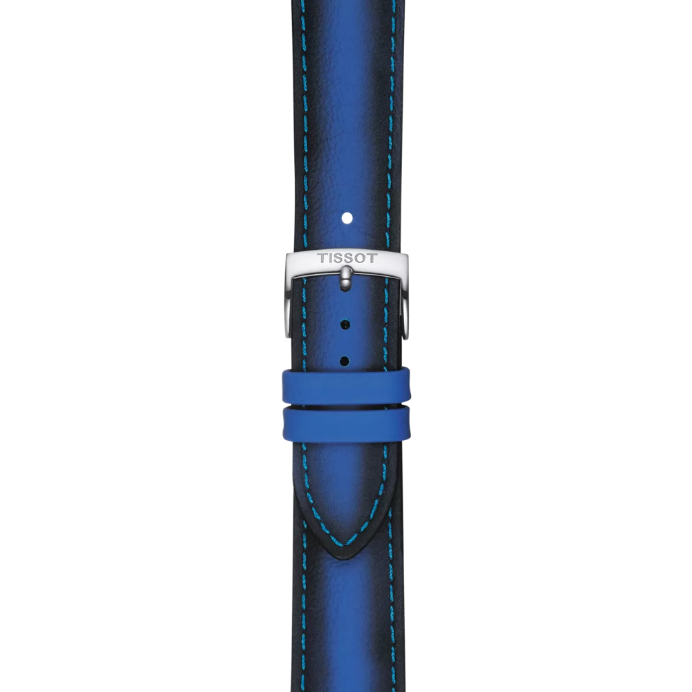 Tissot Official Blue Leather Strap Lugs 20 mm 2