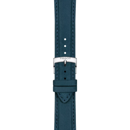 Tissot Official Blue Leather Strap Lugs 21 mm 2