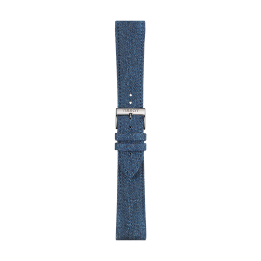 Tissot Official Blue Textile Strap Lugs 22 mm 1