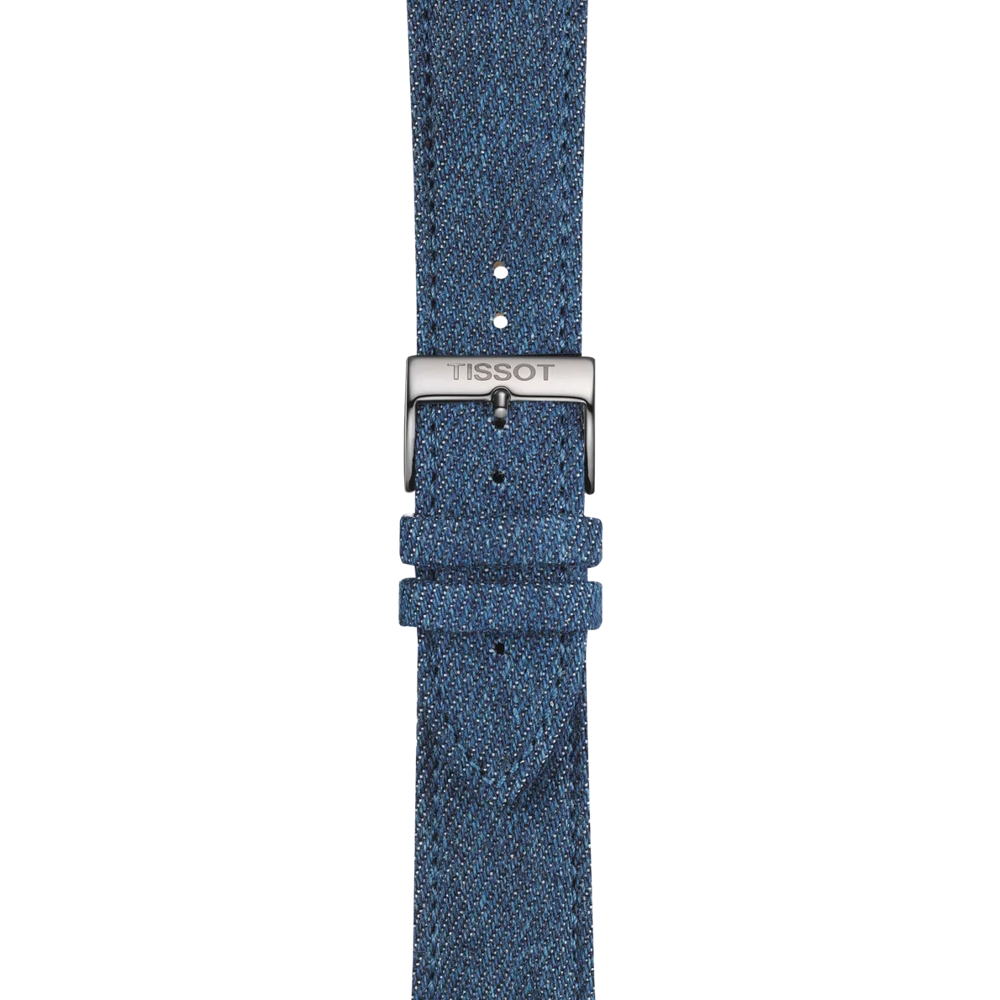 Tissot Official Blue Textile Strap Lugs 22 mm 2