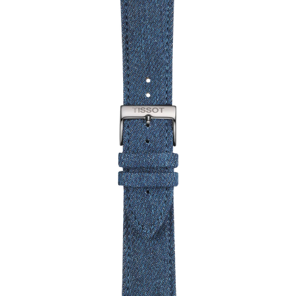 Tissot Official Blue Textile Strap Lugs 22 mm 2