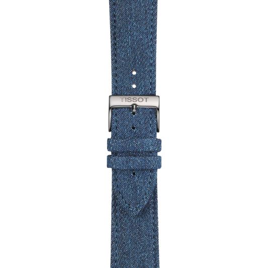 Tissot Official Blue Textile Strap Lugs 22 mm 2