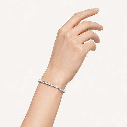 9CT Round Cut Lab Grown Diamond Tennis Bracelet