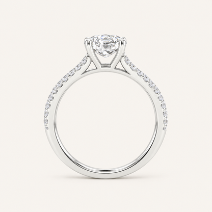 2.00CT Round Cut Lab Grown Diamond Solitaire Ring