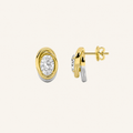 2CT Oval Cut Lab Grown Diamond Knot Earrings