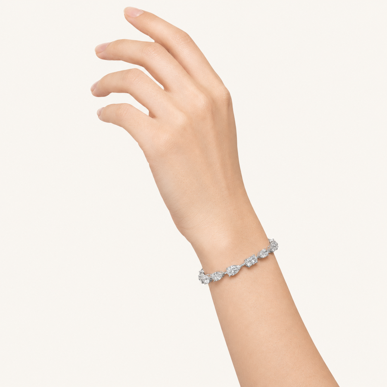 12CT Multistone Lab Grown Diamond East & West Bracelet