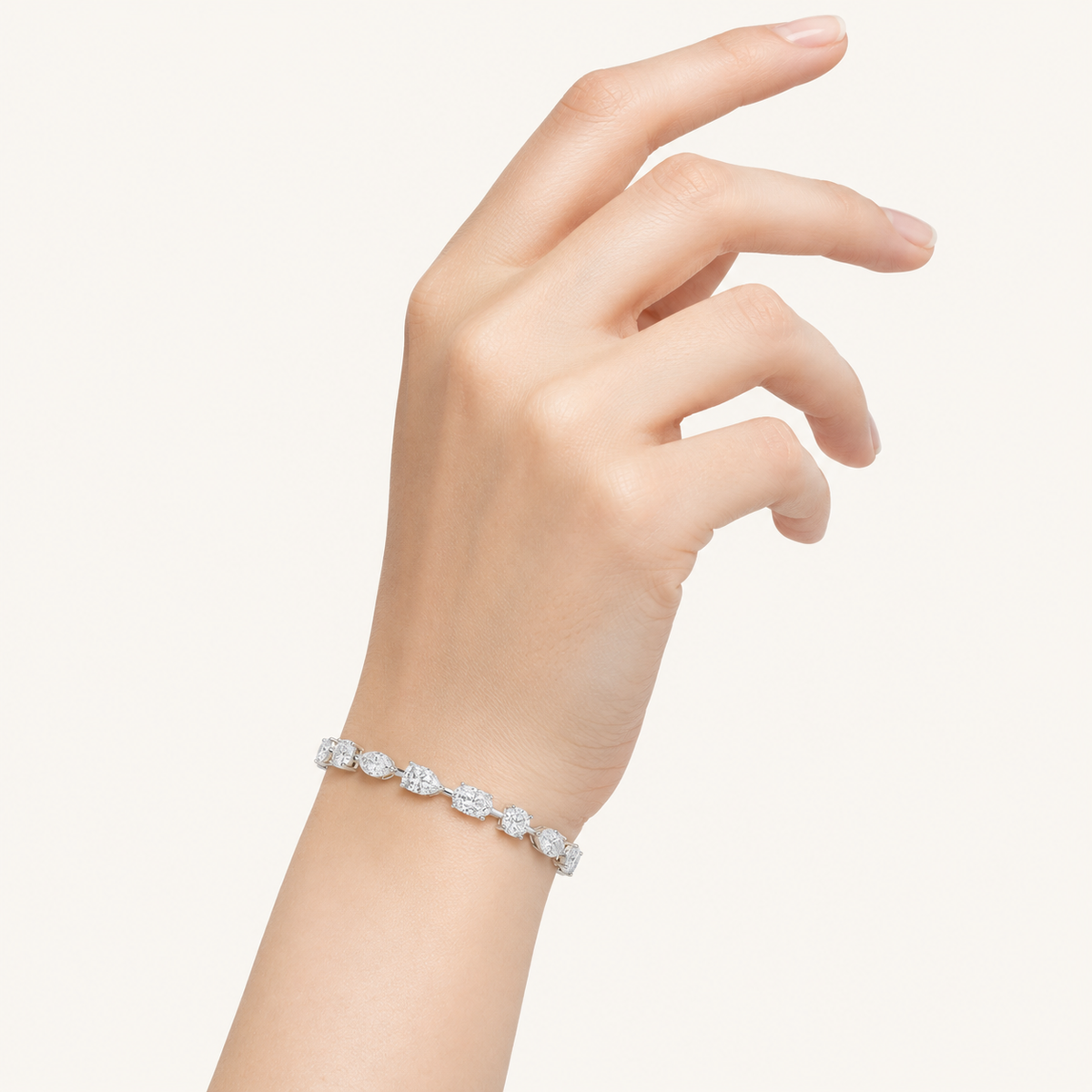 10.25CT Multistone Lab Grown Diamond Statement Bracelet