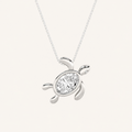 1.5CT Oval Cut Lab Grown Diamond Pendant Necklace
