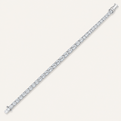 7.00CT Round Cut Lab Grown Diamond Bracelet