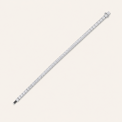 13CT Round Cut Lab Grown Diamond Tennis Bracelet