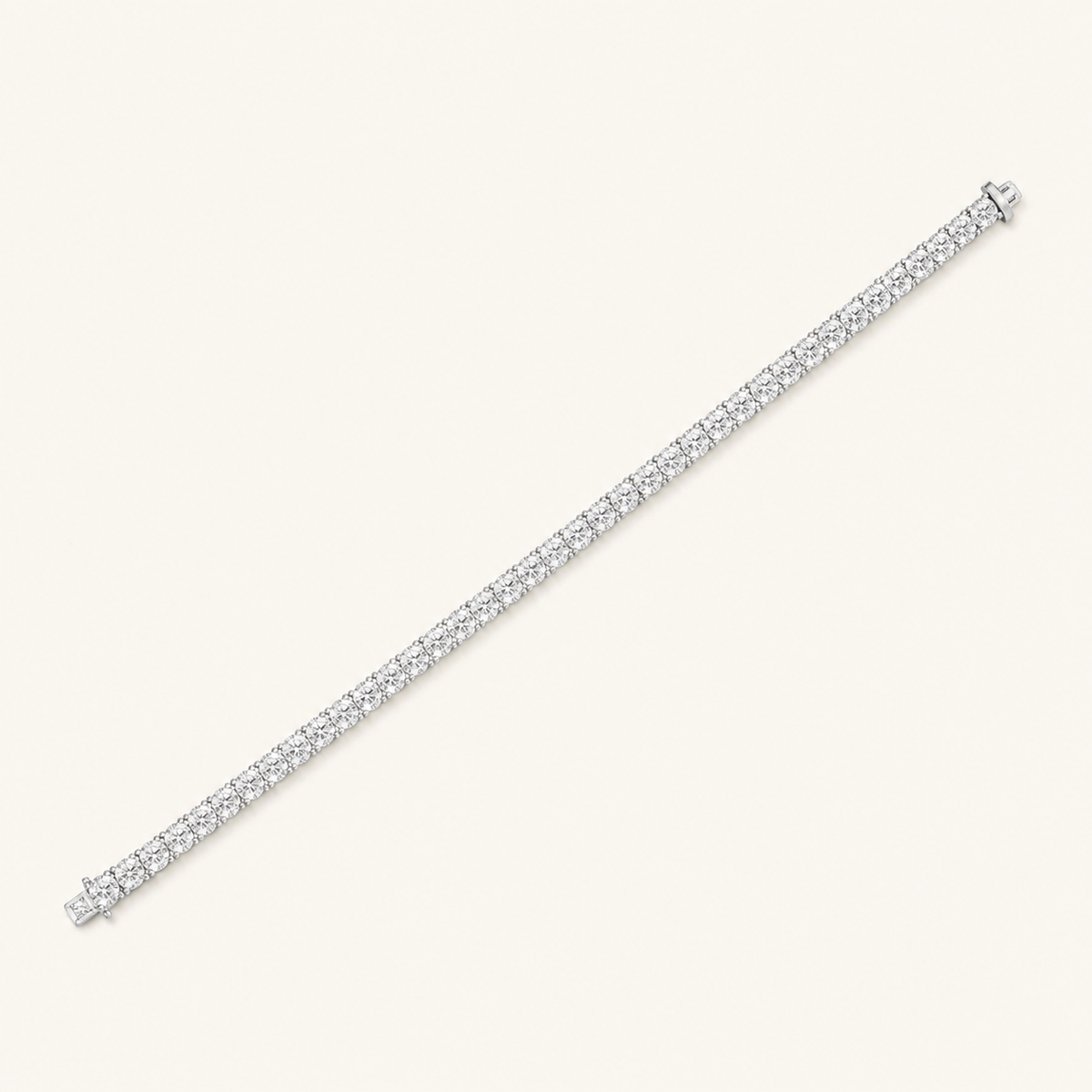9CT Round Cut Lab Grown Diamond Tennis Bracelet
