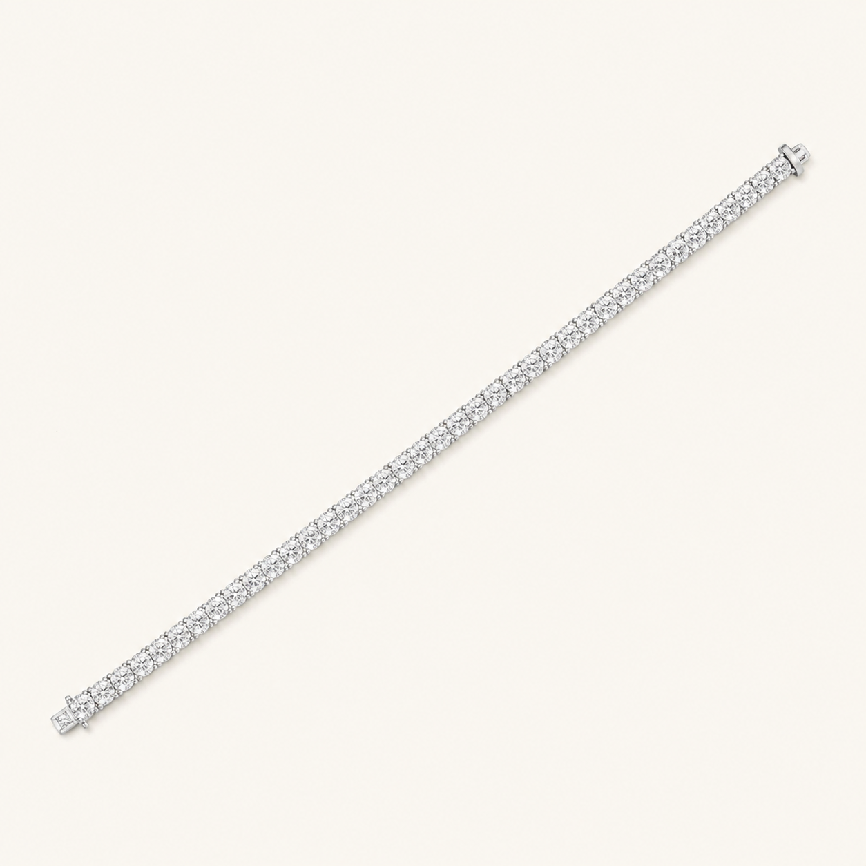 9CT Round Cut Lab Grown Diamond Tennis Bracelet