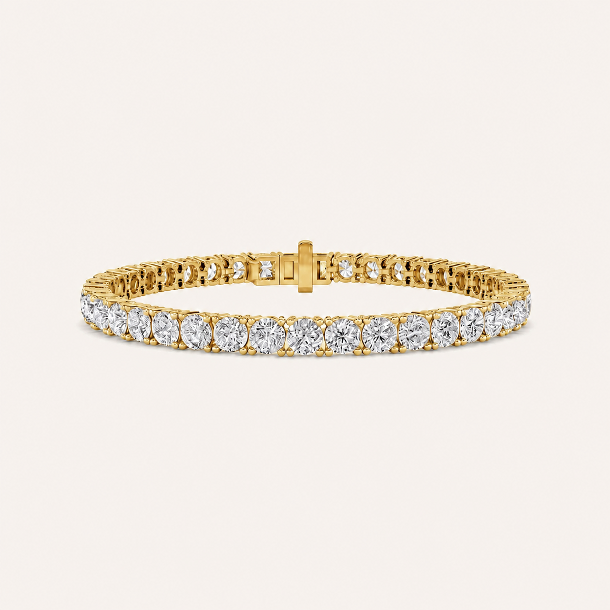 9CT Round Cut Lab Grown Diamond Tennis Bracelet