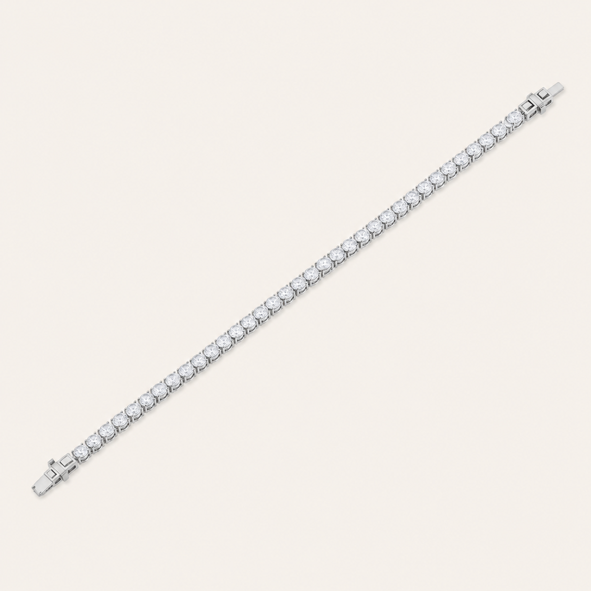 8.5CT Oval Cut Lab Grown Diamond East & West Tennis Bracelet