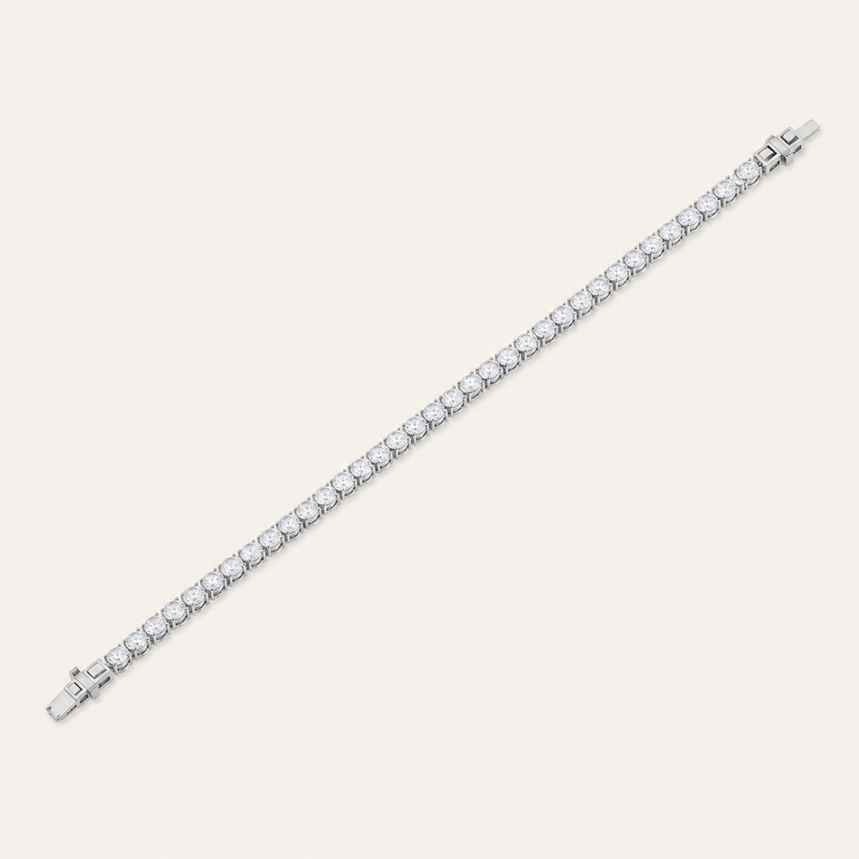 8.5CT Oval Cut Lab Grown Diamond East & West Tennis Bracelet