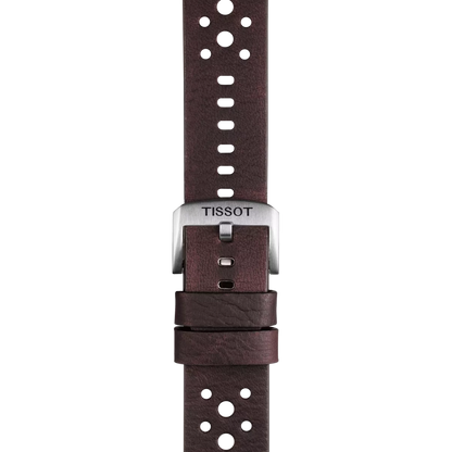 Tissot Official Brown Leather Strap Lugs 22 mm 2