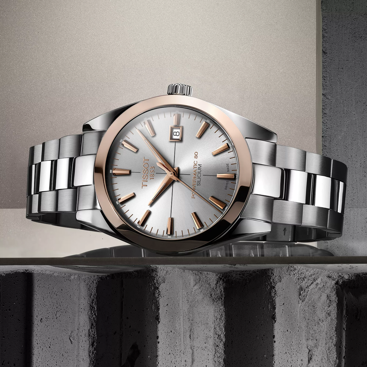 Tissot Gentleman Gold bezel 40mm 9