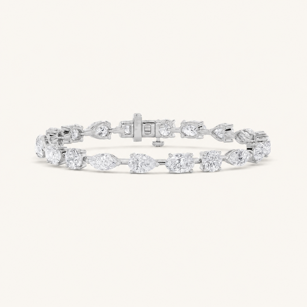 6CT Multistone Lab Grown Diamond East & West Bracelet