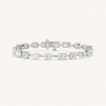 6CT Multistone Lab Grown Diamond East & West Bracelet
